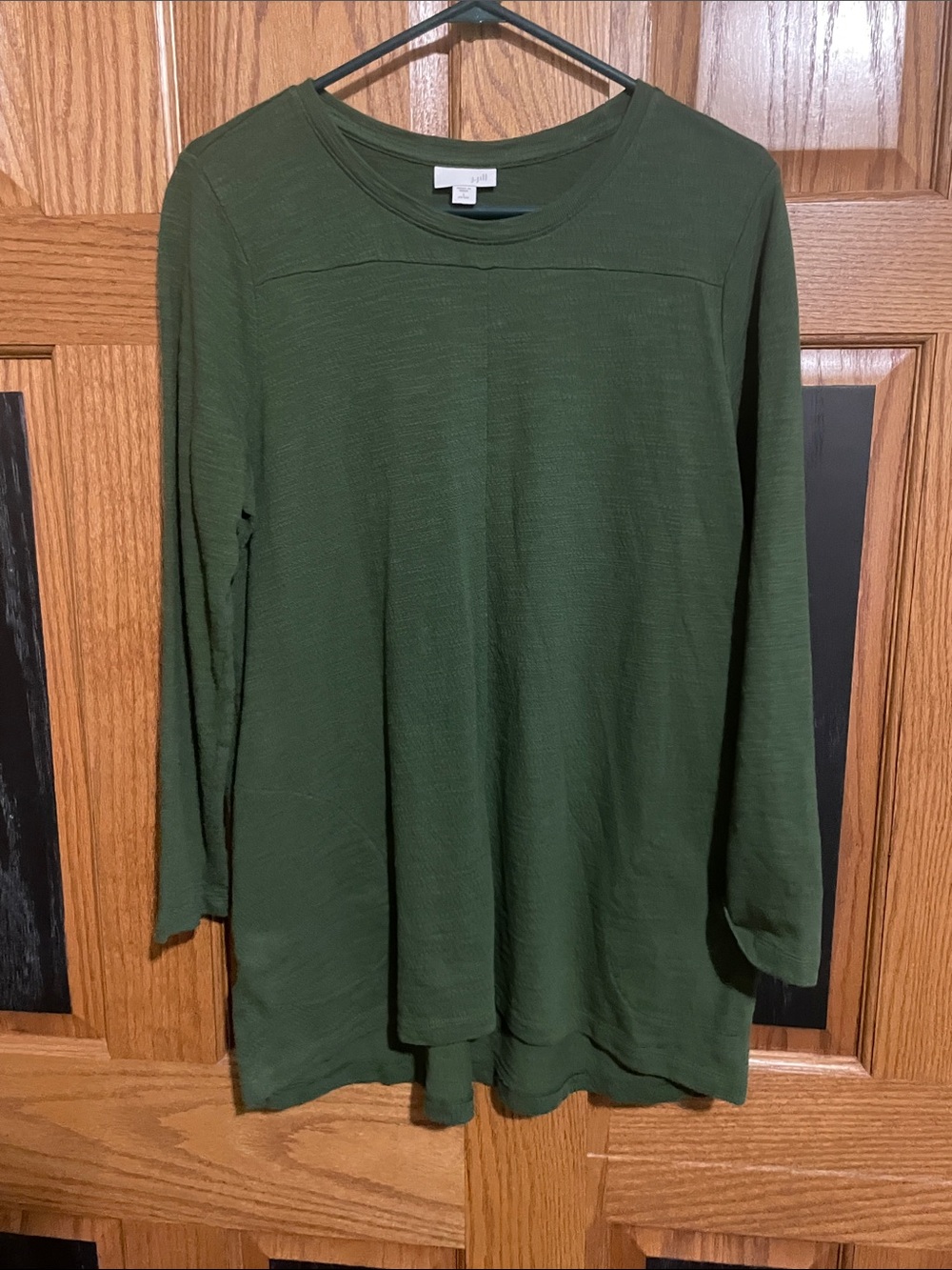 J. Jill Olive Green Long Sleeve Knit Top
